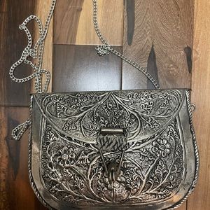 From St Xavier minaudiere metal clutch